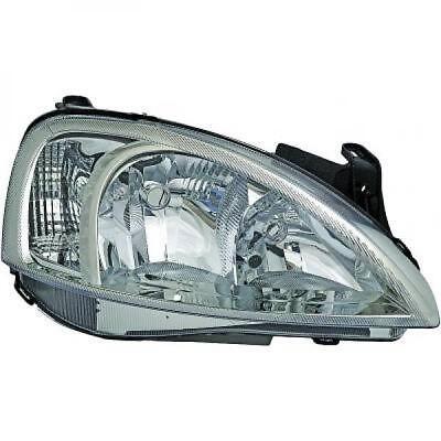 Faro fanale anteriore Sinistro CORSA, 04-06 TYC per reg elettrica (motorino non