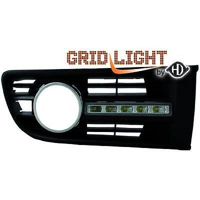 Coppia Luci Diurne Dayline DRL TUNING POLO 9N 01-05 a LED cromate per vettu