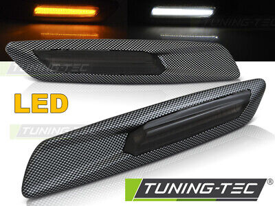 FRECCE INDICATORI E60/ E90/ E92/ E82 LED F10 STYLE FUME' CARBON