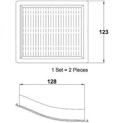 Filtro abitacolo antipolline Serie3 E36 64118363274