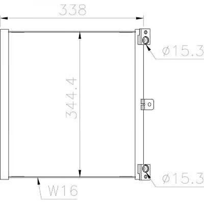 Condensatore clima 911 2012- per TYP 991 3.4+3.8 l