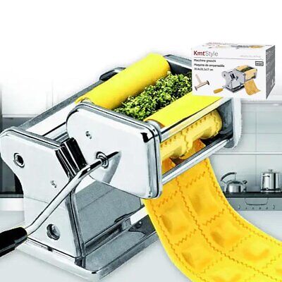 Macchina Stampa Ravioli con Manovella Sflogliatrice Raviolera per Riempire +