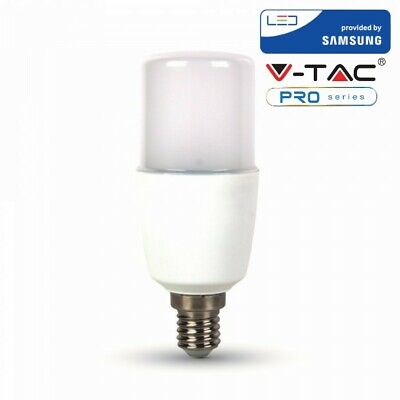 Lampada Led E14 T37 8W 220V Bianco Caldo Forma Cilindro Chip Samsung Garanzia 5
