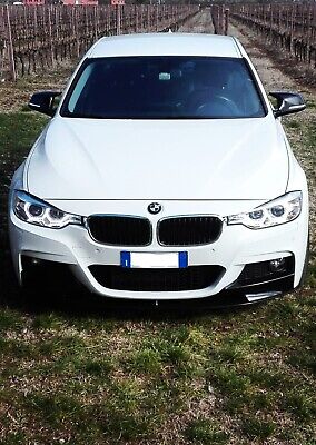 Coppia Fari Fanali Tuning F30/F31 LCI 2015-2018 ANGEL EYES LED Cromato ALOGENI