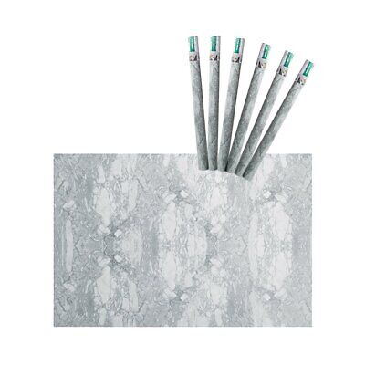 6 Rotoli Carta Adesive Per Mobili 45X200cm Effetto Marmo da Parati Autoadesive