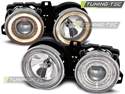 HEADLIGHTS ANGEL EYES CHROME fits E30 11.82-06.94