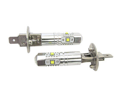 Lampada Led H1 P14,5S 30W 12V Con 6 Cree Da 5W Super Potente e Bianco Per