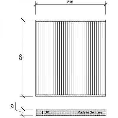 FILTRO ABITACOLO COMPATIBILE CON LEXUS LS (UCF20)