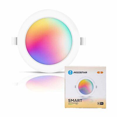 Luci Downlight LED Intelligente da Incasso 9W WiFi e Controllo Vocale, 780