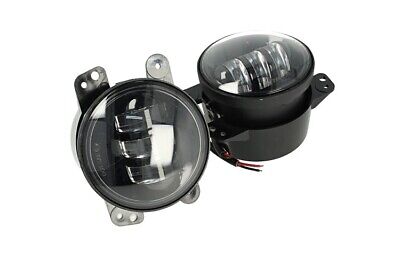 Coppia Faro Led Rotondo 4 Pollici 30W Luci Fendinebbia Per Wrangler JK