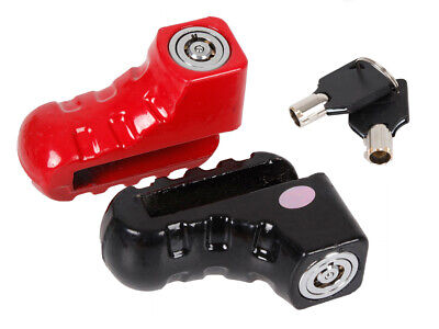 Lucchetto Bloccadisco Antifurto Per Moto Scooter Bici Senza Allarme Con 2