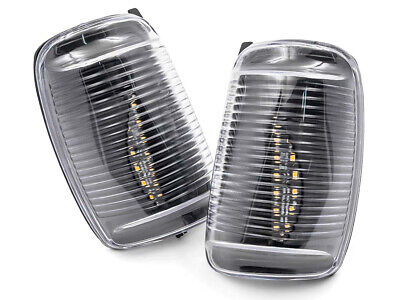 Kit Freccia Laterale a Led Side Marker Lente Fume Luce Arancione Dinamica Per