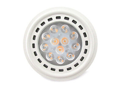 Lampada Faretto Led Da Incasso AR111 G53 12W DC 12V Bianco Caldo Spot 20 Gradi A