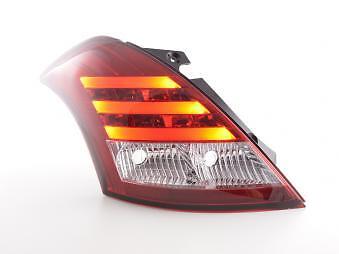 Coppia Fari Fanali Posteriori Tuning LED LTI Swift Sport 2011-2013 rosso/
