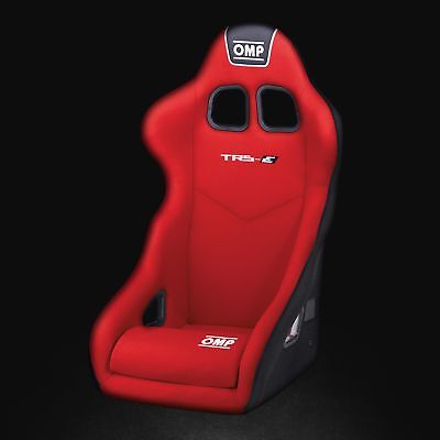 500-595 1^ typ <2016 -NEW! 1 Sedile OMP RACING TRS-E fisso ROSSO