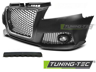 FRONT BUMPER SPORT CHROME BLACK fits A3 08-12