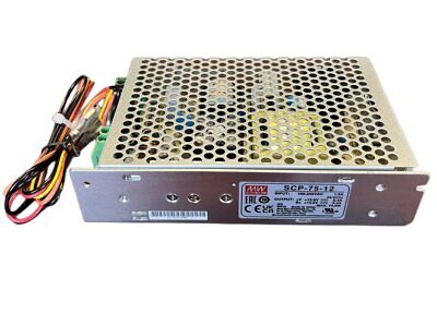 MeanWell SCP-75-12 Alimentatore 75W 12V 5,4A IP20 Input 220V 110V