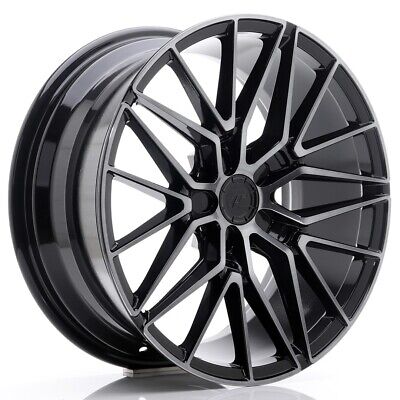 Cerchi JR JR38 18x8 ET42 5x112 nero spazzolato con superficie colorata