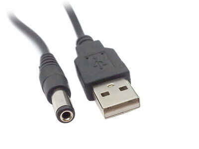 Cavo Di Alimentazione Ricarica USB DC 5,5X2,5mm Lunga 1M <ul><li>Cavo DC,Cavo