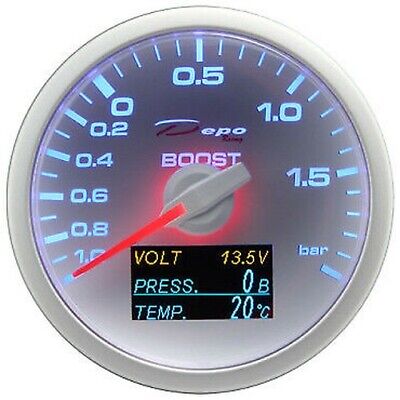 Calibrador de Presión Herramienta 60mm Depo Turbo -1 + 2 + Voltios / T. Óleo /
