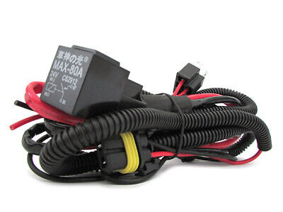 Cablaggio Rele Relay 24V 80A Stabilizzatore Corrente Per Lampada Xenon H7 H1 H3