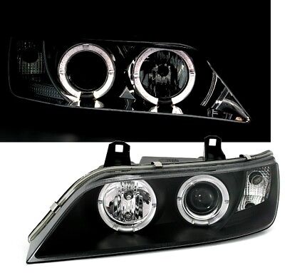 Coppia kit set Fari Fanali tuning Angel Eyes Fari Z3 1996-2002 Neri H1/H1