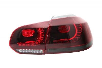 Coppia Fari Fanali Posteriori Tuning Golf VI 6 LED FRECCIA DINAMICA 08-12 FUME'