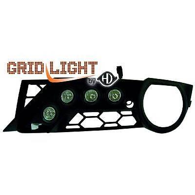 Coppia Luci Diurne Dayline DRL A3 03-08 omologazione R87 inclusa griglia pe