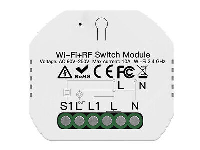 Interruttore Intelligente WIFI 10A 220V Funzione Con Pulsante