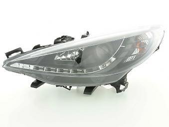 Coppia Fari Fanali Anteriori Tuning Dayline Luci Diurne 207 06- nero