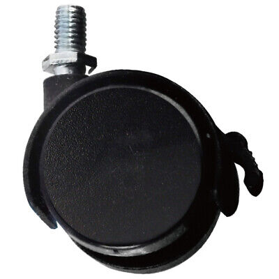 Kit di 4 Rotelle Per Mobili Con Freno Diametro 40mm Perno Filettato M8