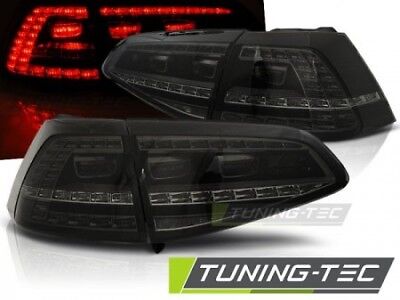 Coppia Set fari Fanali Posteriori Tuning GOLF 7 13-17 Fume LED GTI LOOK