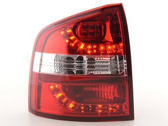 Coppia Fari Fanali Posteriori Tuning LED Octavia Combi 1Z 05- rosso/chiar