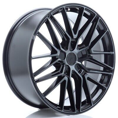Cerchi JR JR38 21x9,5 ET14-58 5H BLANK Nero spazzolato con superficie colorata