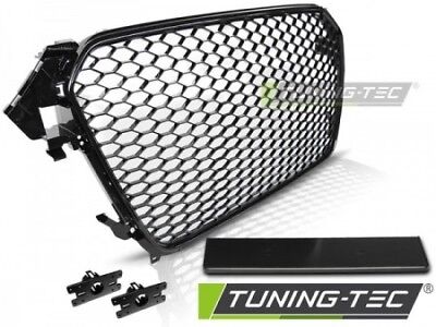 Griglia Calandra Centrale Tuning GRILL A4 (B8) RS-TYPE 2011-15 Nero Lucido