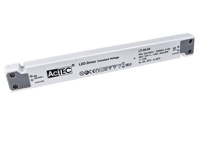 Alimentatore Ultra Slim Sottile 30W 24V Trasformatore CV Per Striscia Led
