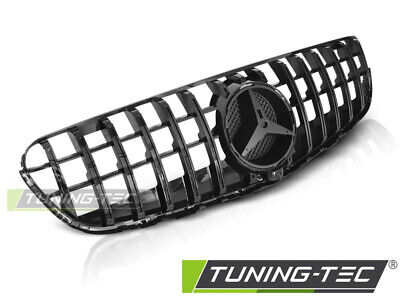 Griglia calandra mascherina frontale  Tuning GLC W253 2015-> GT-R STYLE NERO