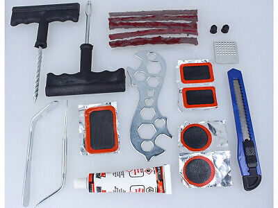 Kit Riparazione Gomme Auto Moto Bici Da 22 Pezzi <ul><li>Kit E Bicicletta,kit