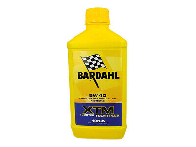 BARDAHL Moto XTM Scooter Polar Plus 5W40 Lubrificanti Olio Motore 4 Tempi 1 LT