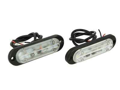 Luci Diurne Led DRLs Driving Light 12V 24V 6X1W IP68 Universale Per Auto Camion
