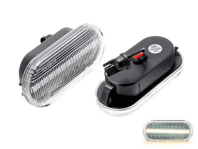 Kit Freccia Laterale a Led Side Marker Lente Trasparente Luce Bianco PerGolf