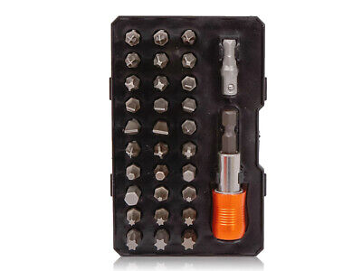 Kit Punte Cacciavite CR-V Da 32 Pezzi Con Portainserti Magnetico a Sgancio