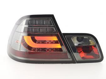 Coppia Fari Fanali Posteriori Tuning LED LTI serie 3 E46 Coupe 99-02 nero