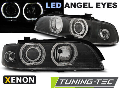 FARI XENON ANGEL EYESLED NERO per E39 09.95-06.03