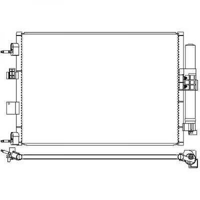 Condensatore clima FOCUS III 07/2010- C-MAX II 10/2012 - 2012806