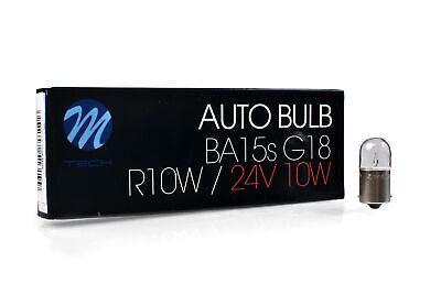 LOTTO DI 10 PEZZI Lampada M-TECH BA15d 5W 24V