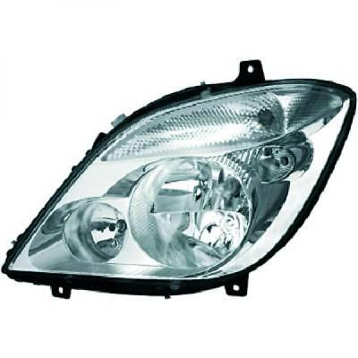 Faro fanale anteriore Sinistro SPRINTER 06- HELLA con motorino H7+H7sen