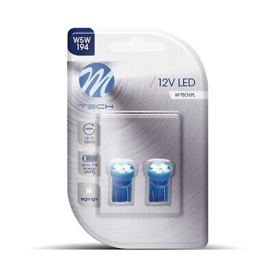 Blister 2x LED L017 W5W 4xSMD3528 blu