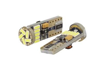 Lampadina Led Canbus T10 W5W 15 Smd 4014 Arancione Amber No Errore Check Luci