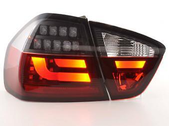 Coppia Fari Fanali Posteriori Tuning LED serie 3 E90 LTI 2005-08 rosso fume'